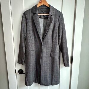 ADRIANNA PAPELL Long Blazer Jacket S